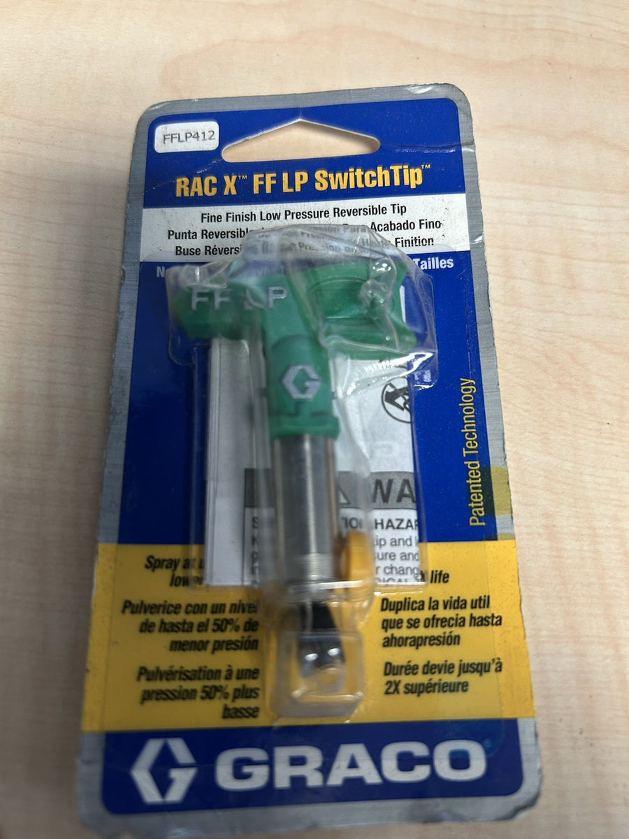 GRACO RAC X FFLP SwitchTip Fine Finish Low Pressure Spray Tip Meg...
