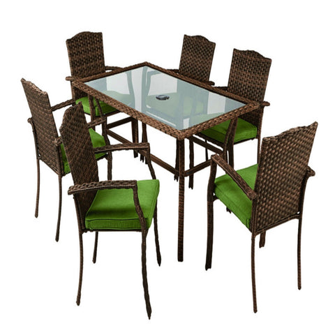PEYTON LIVING ACCENTS 7 PC DINING SET 8798886, *FREE SHIPPING*