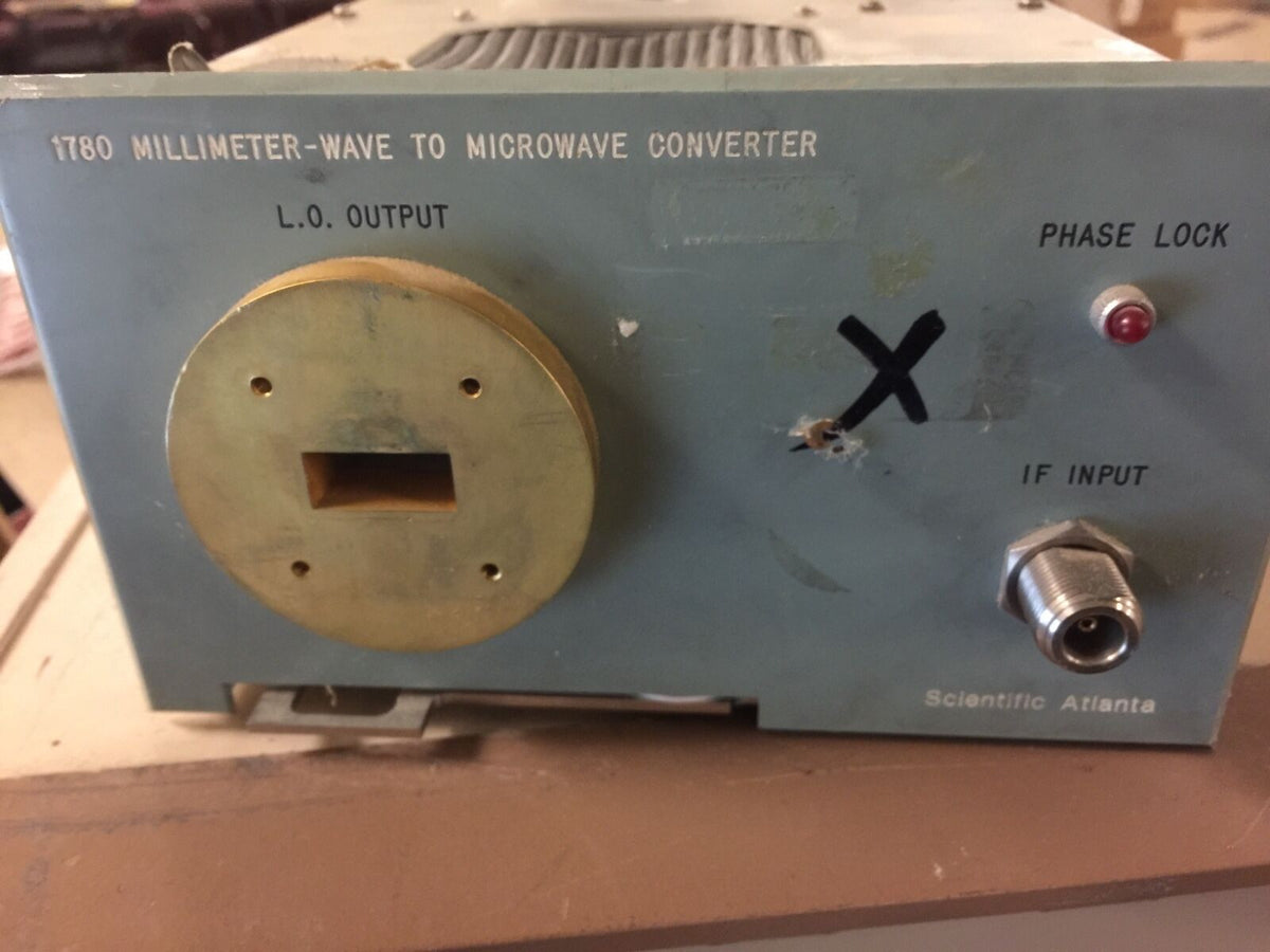 SCIENTIFIC ATLANTA 1780 MILLIMETERWAVE TO MICROWAVE CONVERTER Me...