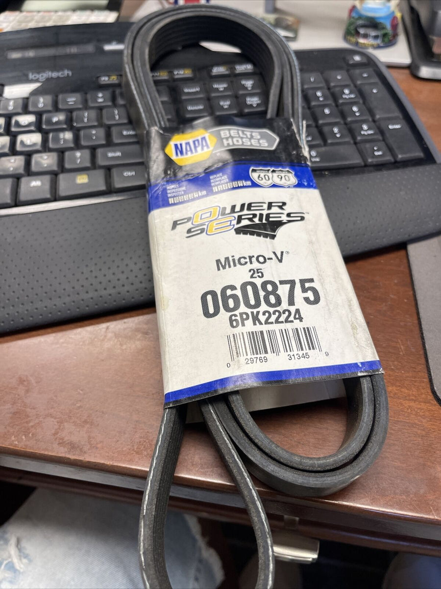 NAPA GATES Serpentine Belt K060875, 060875, 6PK2224 **FREE SHIPPING...