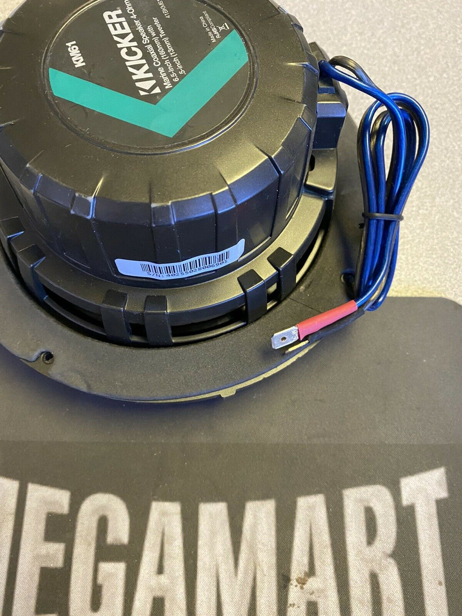 KM61 KICKER MARINE COAXIAL SPEAKER 4OHM 41BKM614 Mega Mart Wareh...