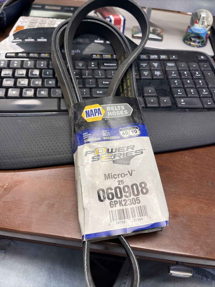 NAPA Serpentine BeltPremium OE MicroV Belt Gates K060908, 060908,...