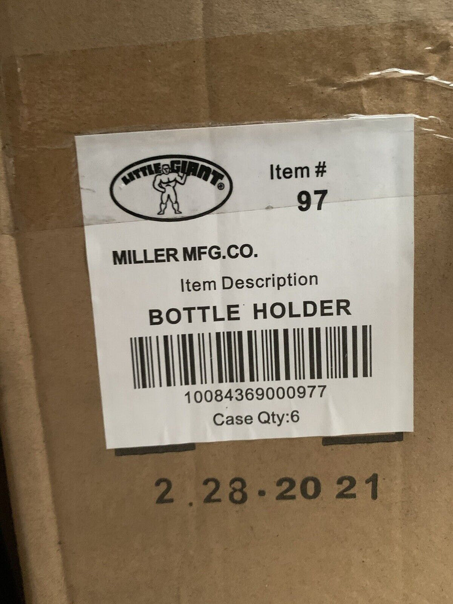 Nuevo Pequeño Gigante, Miller Mfg. Co Botella Soporte 97 (6PC Caja)...