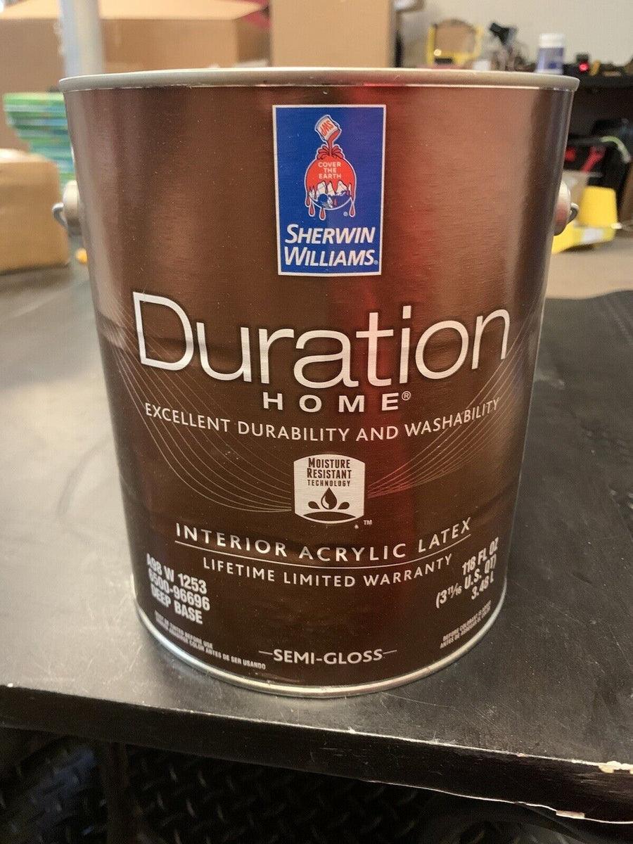 Sherwin Williams Duration Interior Latex Semi Gloss A98 W 1253, 1...