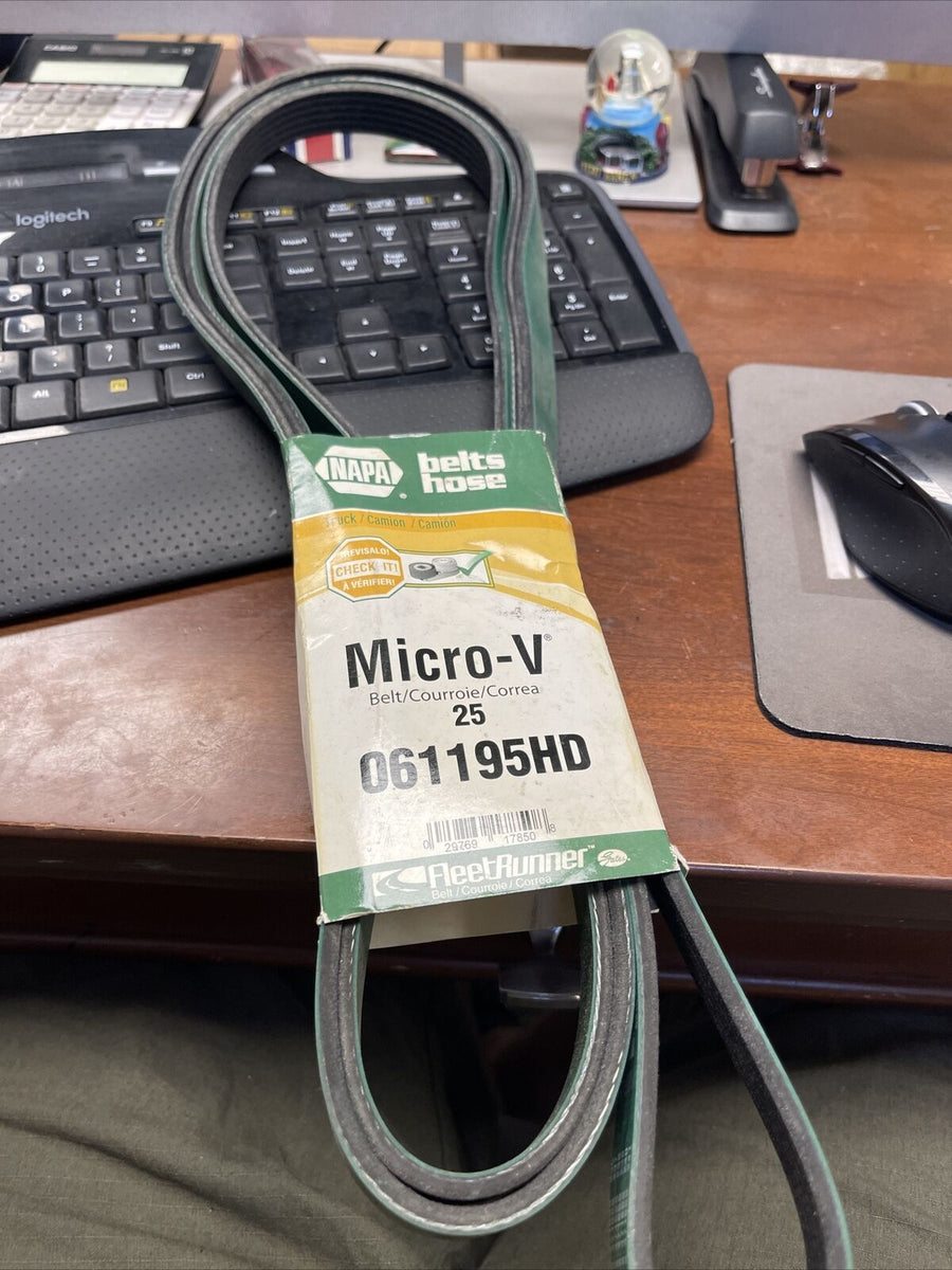 NAPA Serpentine BeltFleetrunner Heavy Duty MicroV Belt Gates K061...