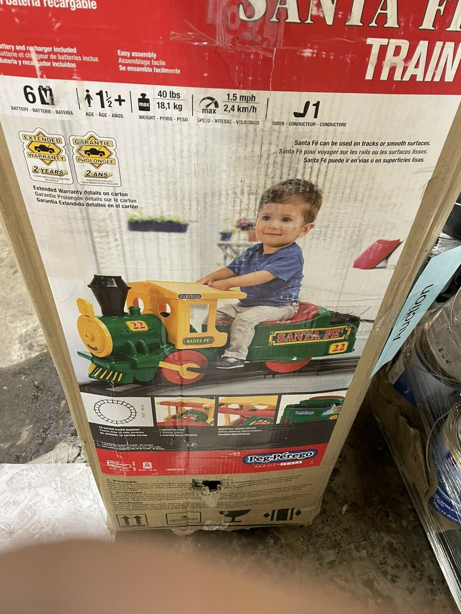 peg perego santa fe express NEW Peg Perego Santa Fe Ride On Train Engine no. 96 W/ Battery &