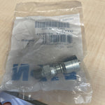 (1)  4Z-J04-BG Eaton Weatherhead Z Series Crimp Hose Fittings Male Pipe Swivel