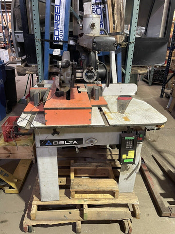 DELTA MANUAL SLIDE RADIAL ARM SAW WORKSTATION 438-02-314-2034 *FREE SHIPPING*