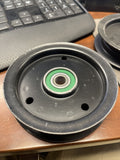 NEW GENUINE OEM HUSTLER FLAT DECK IDLER PULLEY 605512 **FREE SHIPPING**