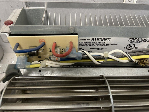 NEW R1500FC FAN FORCED WALL HEATER