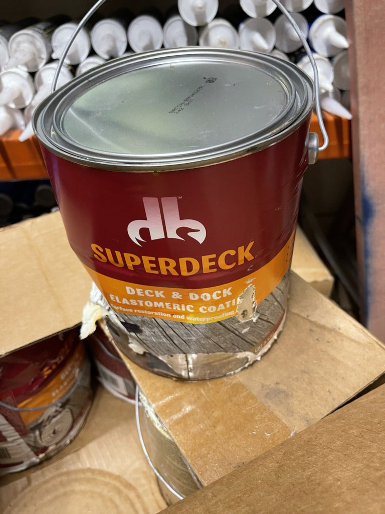 SUPERDECK DECK & DOCK ELASTOMERIC COATING 124 FL OZ *FREE SHIPP...