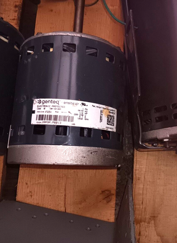 GENTEQ BLOWER MOTOR 5SBA39FL  P8013  1/2 HP 208-230V 1050 RPM 1PH