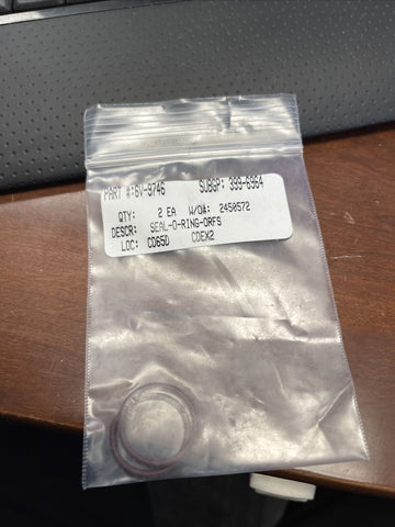 Genuine CAT 6V-9746 Seal-O-Ring (LOT OF 2) **FREE SHIPPING**