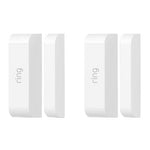 (2) Ring Security Home Door Window White Contact Sensor Alert For Alarm System
