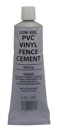 Barrette 4 Oz Vinyl Fence Cement *FREE SHIPPING*