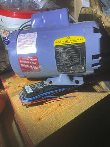 BALDOR CLOSED COUPLING MOTOR WITH CAPACITOR IP23, 34J019X220G3 **FREE SHIPPING**