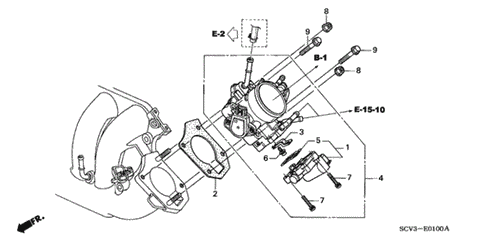 GENUINE HONDA Throttle Body Assembly - Honda (16400-PZD-A03) **FREE SHIPPING**