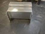 Aluminum Diamond Plate Battery Box  Steps & Straps fits Peterbilt 379, 389,388