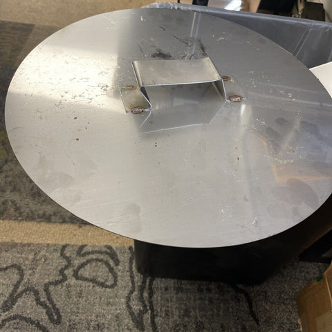 BRAND NEW 15" x 15" STAINLESS STEEL COVER PLATE W/ 4" HANDLE *FREE SHIPPING*