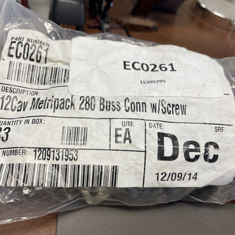 12/6 ゆさま様 DELPHI-PACKARD CONN COVER ASSEMBLY 15369276 PED 1-12 M6