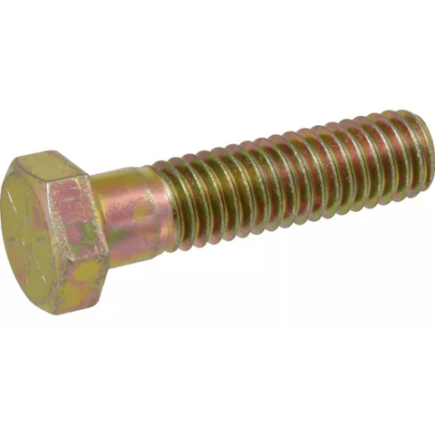 Hillman 883378 5/8 in. x 3 in. Grade 8 Yellow Zinc Hex Cap Screw, 5-Pack