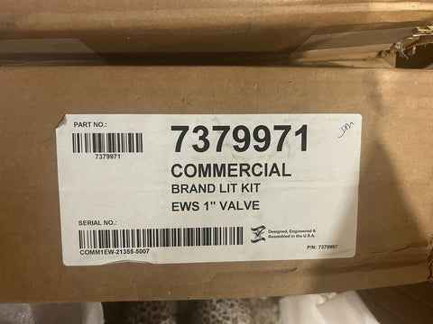 EWS Commercial Brand Lit Kit 1" Valve 737997