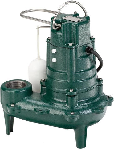 Zoeller Waste-Mate 267-0001 Sewage Pump, 1/2 HP Automatic – Heavy-Duty Submersib