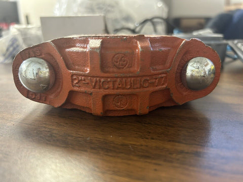 Victaulic Fire Lock Style 77 2 in. Orange Enamel and Painted Grooved Coupling