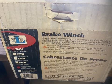 BRAND NEW  DUTTON- LAINSON BRAKE  WINCH  # B2500  2500LB