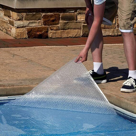 Blue Wave NS482 Round Ground Pool 12 Mil Solar Blanket, 18-FT, Clear *SHIPS FREE