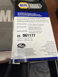 GENUINE NAPA 25-061177 Serpentine Belt Micro-V 6K1177, 061177, 6PK2990