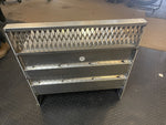 Aluminum Diamond Plate Battery Box  Steps & Straps fits Peterbilt 379, 389,388