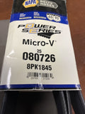 Genuine Gates / Napa Premium OE Micro-V AT Serpentine Belt 25080726 K080726