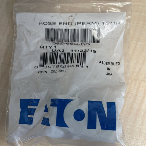 08Z-66C-BG GENUINE Eaton Weatherhead Hose End 1S/1R *FREE SHIPPING*