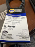 NAPA POWER SERIES MICRO V BELT 060860, 6PK2187, 25-060860 DRIVE SERPENTINE BELT
