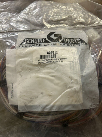 Alliance Laundry Systems Kit Assy Switch -Out Of Balance 806512