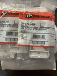 Wiremold End Plate w/Label CM-EPLA-WH (6pc lot)