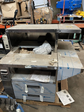 NEW DELFIELD PRE AND SERVING TABLE WITH WARMER 18MC39V, DBAS33AV, 115 V, 1 PH