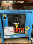 (2) EXIDE BATTERY CHARGER, D3E-12-680, 24 VOLT, 109 AMP MAX, 680 AMP HOURS
