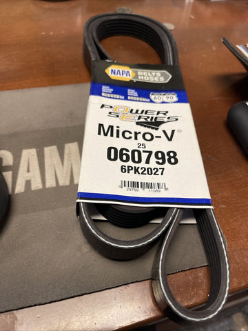 GENUINE NAPA Micro-V Serpentine Belt 25-060798, 6PK2027, 060798 *FREE SHIPPING*