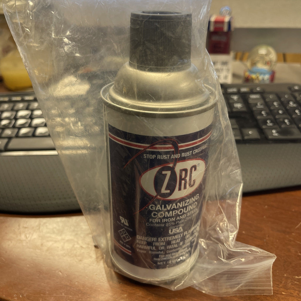 ZRC Cold Galvanizing Compound 12 Ounce Aerosol Can For Iron