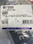 Tramec Sloan 451742 20" Tender Kit With Carabineer Spring Sleeve 3/8" Maxx Clamp