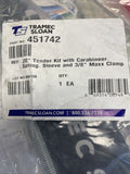 Tramec Sloan 451742 20" Tender Kit With Carabineer Spring Sleeve 3/8" Maxx Clamp