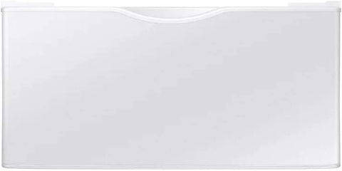 NEW Samsung WE402NW/A3 27" Laundry Pedestal Drawer Storage White  Distressed Box