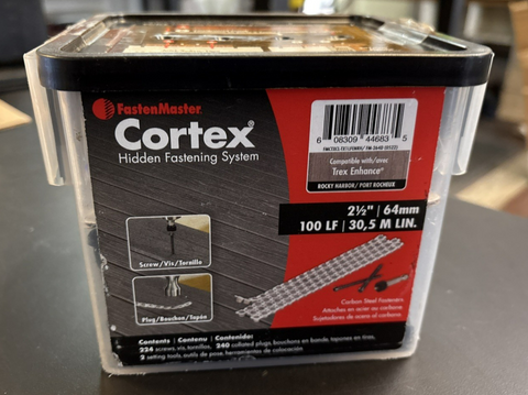Cortex Hidden Fasteners NEW FastenMaster Cortex Hidden Fastening System, 2 1/2