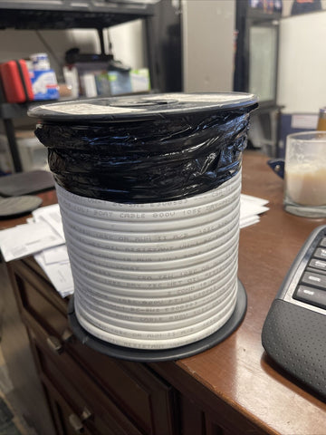 250' GPTM Marine Primary Wire, 18 AWG, 16 Strand, White GPTM1802-9-10-KA 8818TBA