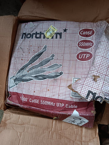 NEW  Northern 1000' Cat6E 550 MHz UTP Cable