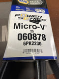 GENUINE NAPA GATES 060878 Serpentine Belt PK060878 K060878RPM K060878HD