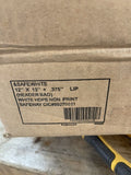 (2,000) HEADER PLASTIC BAGS 12" X 13" + .375" LIP  WHITE NON PRINT FREE SHIPPING