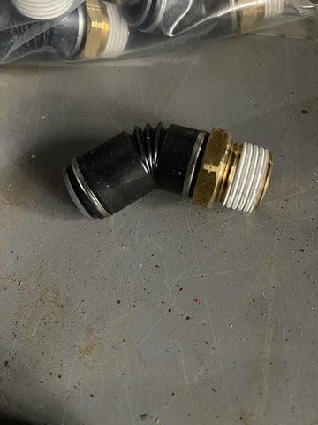 BRAND NEW SMC PTC 45 DEG ELBOW 1/2" TUBE X 1/2" NPT QL1374-8D * FREE SHIPPING*